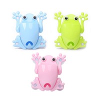 Family Plastic Wall Mounted Kids Animal Set Bathroom Tooth Shaped Toothbrush Holder