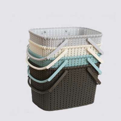 New Design High Quality Rattan Hand Type Storage Basket