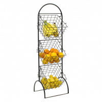 Wire Market Basket Storage Stand for Fruit Vegetables Toiletries Household Items fruit basket bathroom accessories